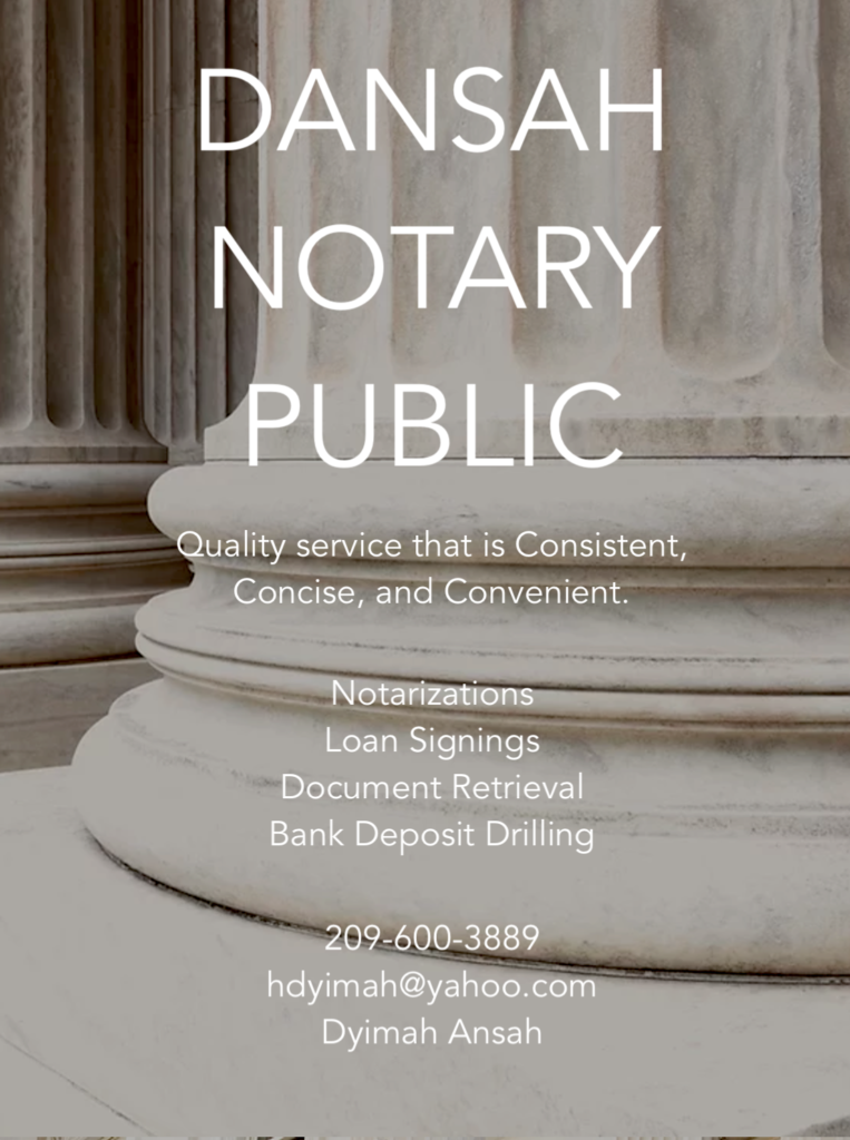 Dansah Notary Public Merced Hispanic Chamber of Commerce